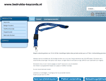 Tablet Screenshot of bedrukte-keycords.nl